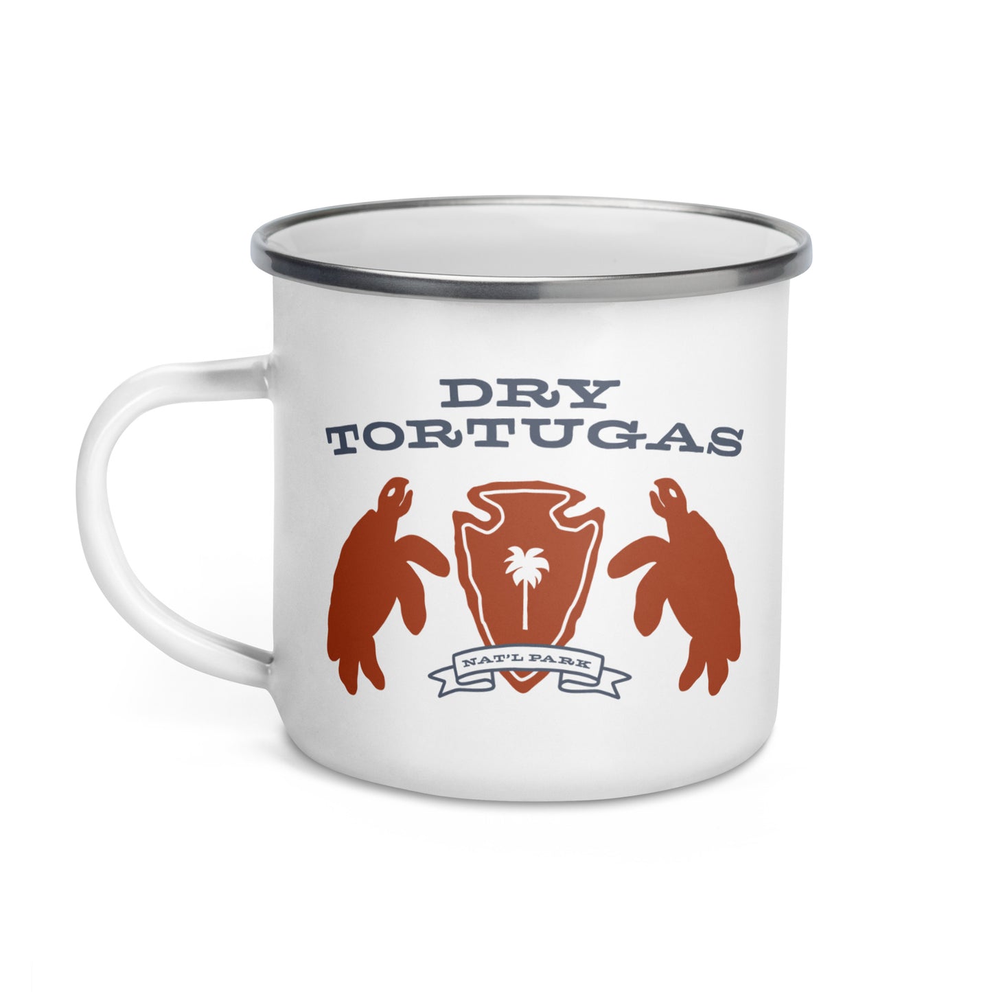 Dry Tortugas National Park Heraldry Enamel Camp Mug Front