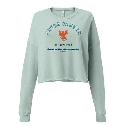 Bryce Canyon National Park Heraldry Women's Cropped Sweatshirt