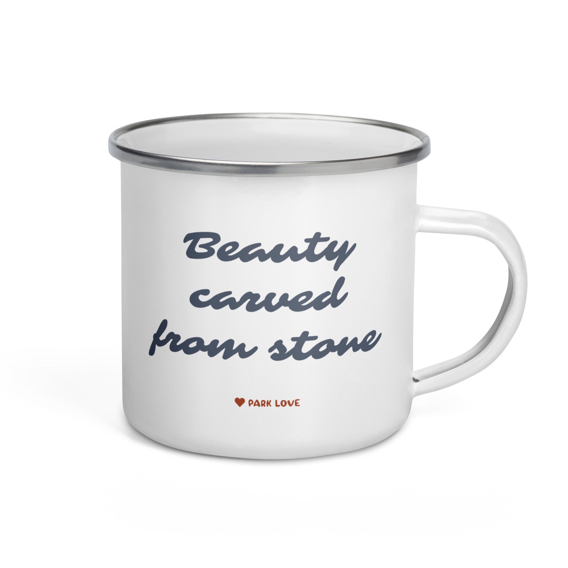 Canyonlands National Park Heraldry Enamel Camp Mug Back