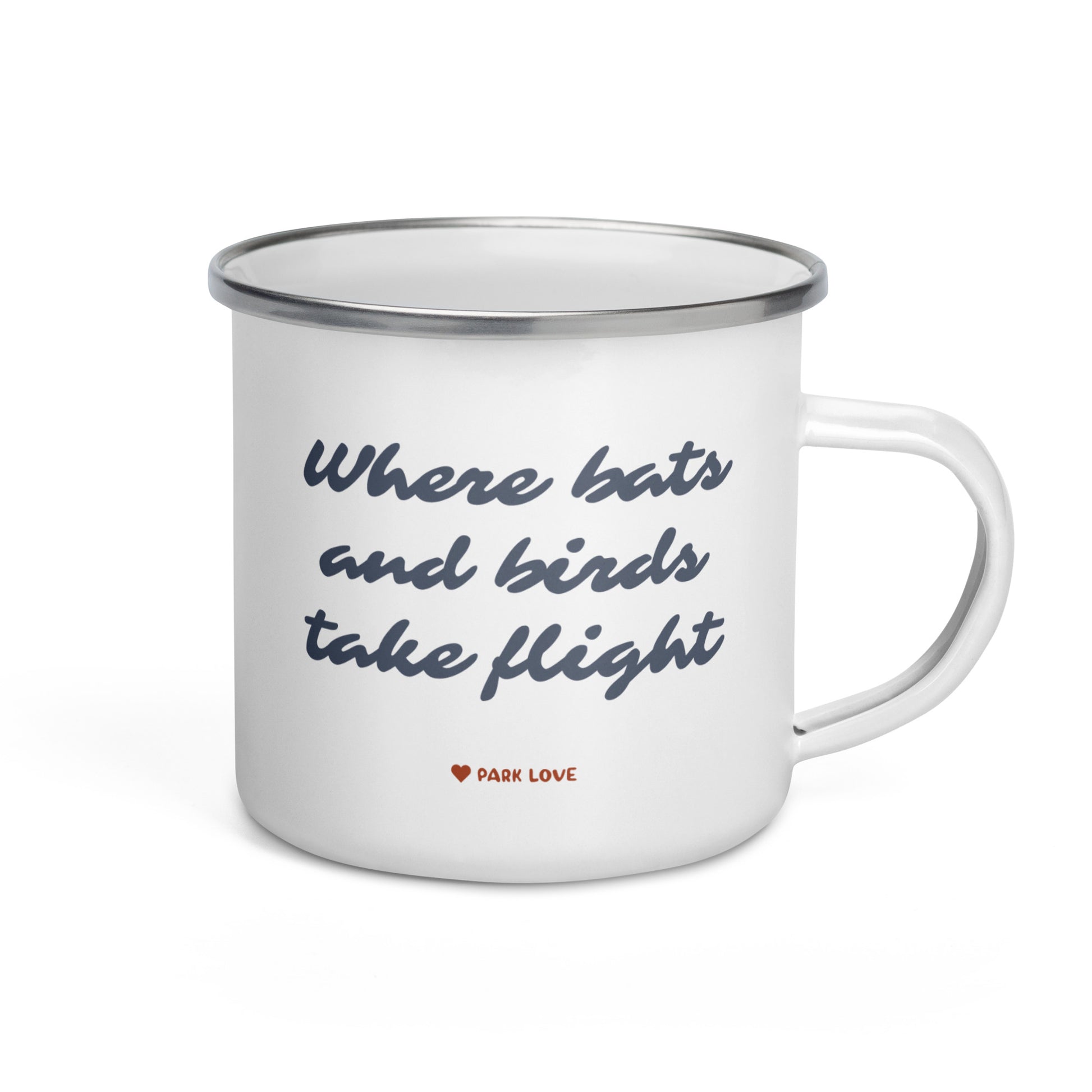 Carlsbad Caverns National Park Heraldry Enamel Camp Mug Back