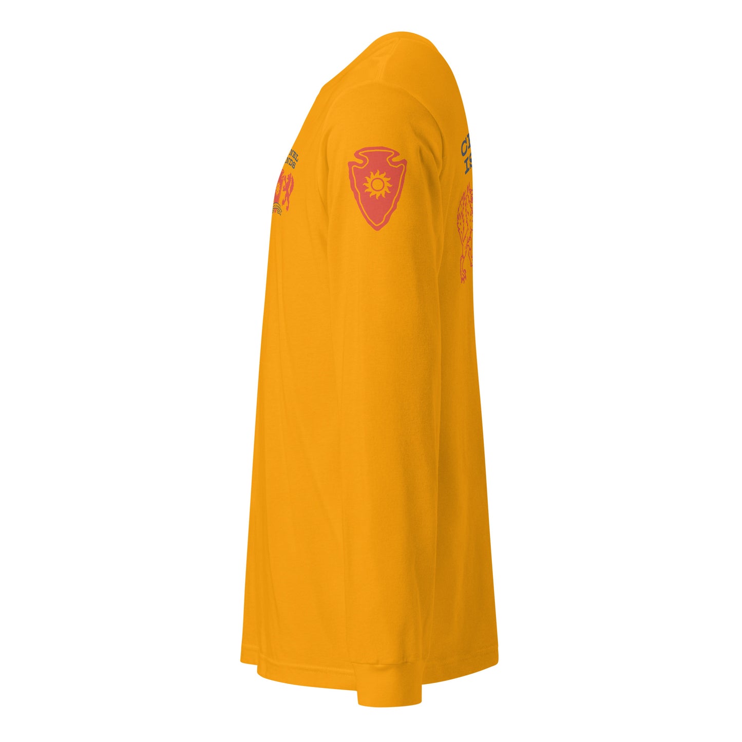 Channel Islands National Park Heraldry Long Sleeve Shirt Gold Side
