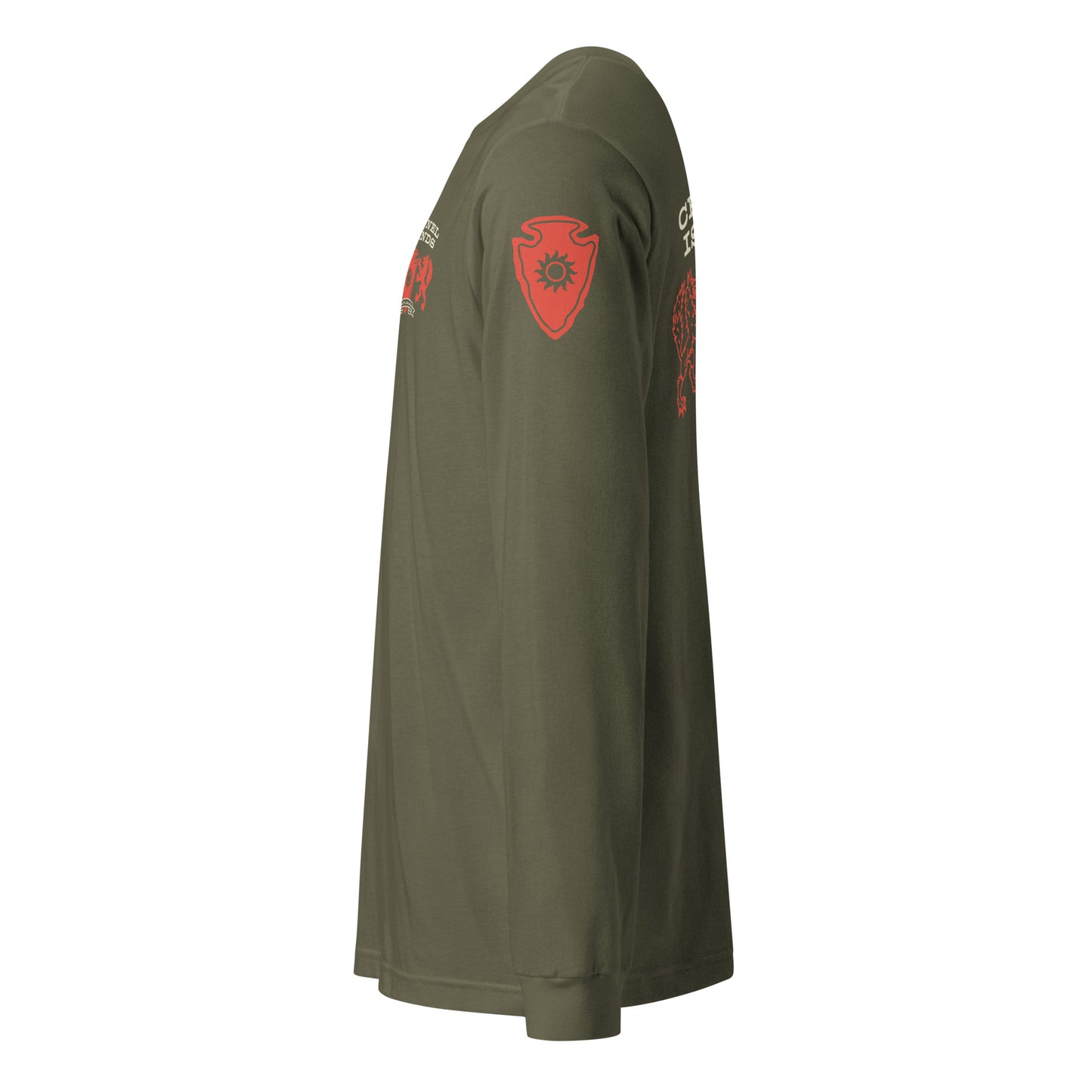 Channel Islands National Park Heraldry Long Sleeve Shirt Green Side