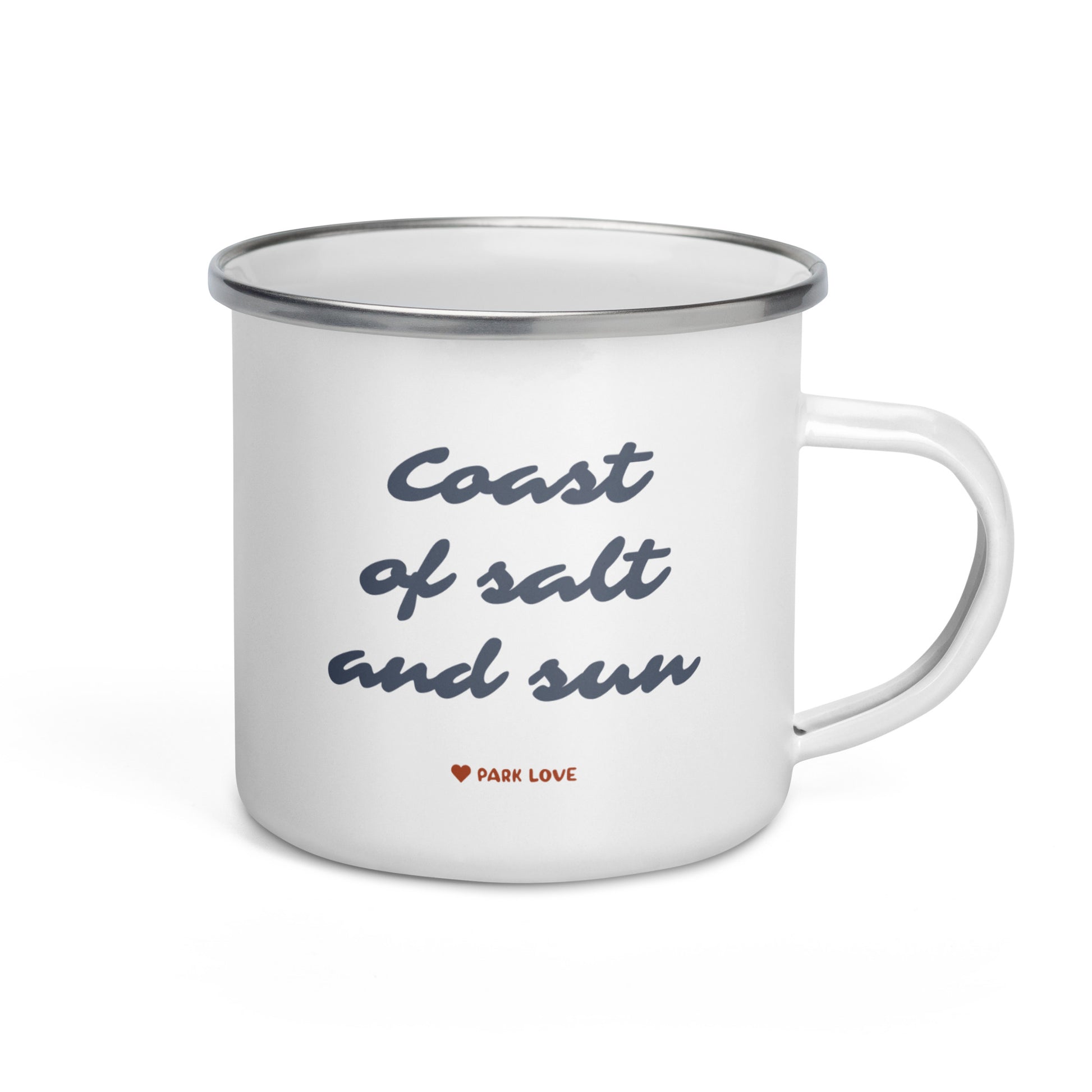 Dry Tortugas National Park Heraldry Enamel Camp Mug Back