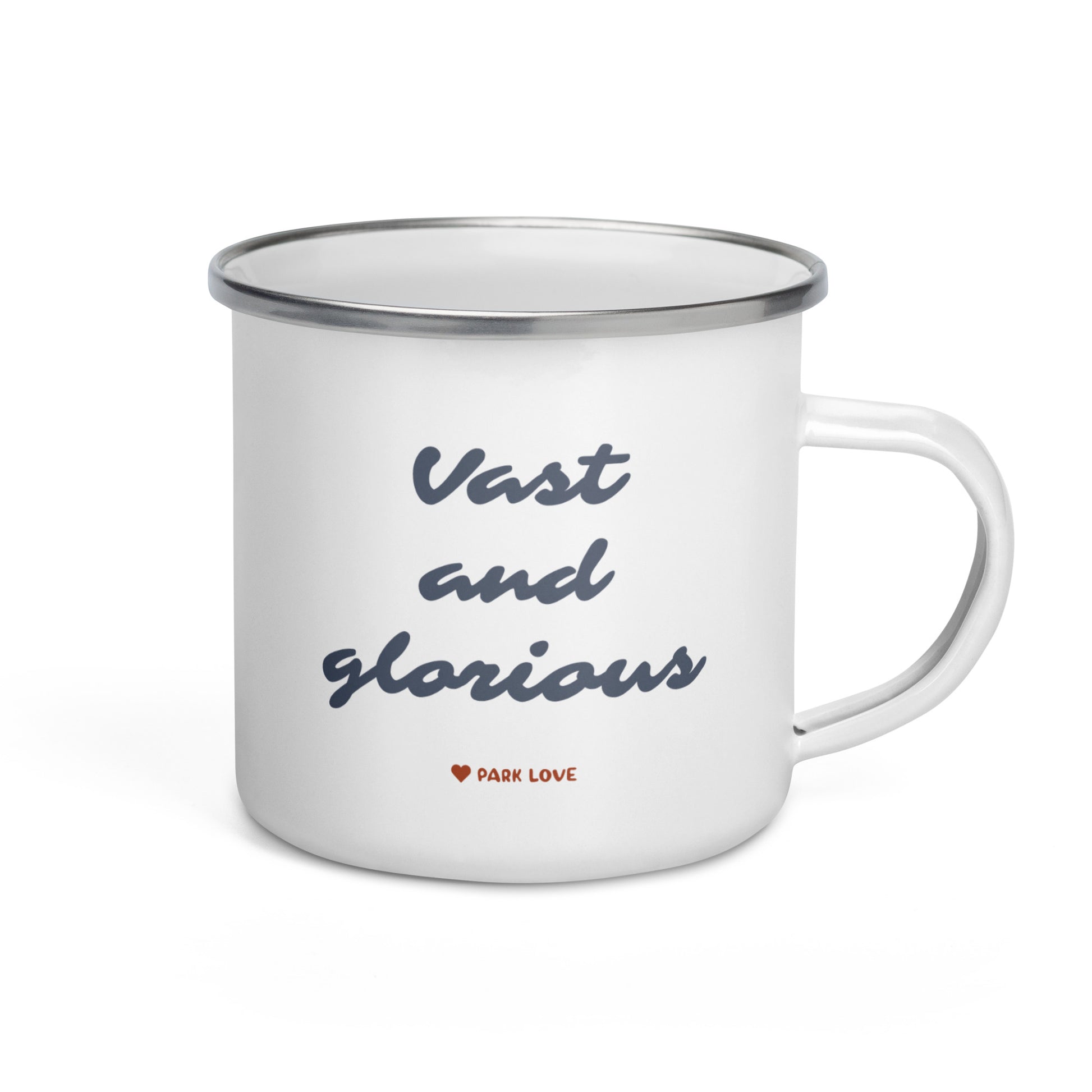 Grand Canyon National Park Heraldry Enamel Camp Mug Back