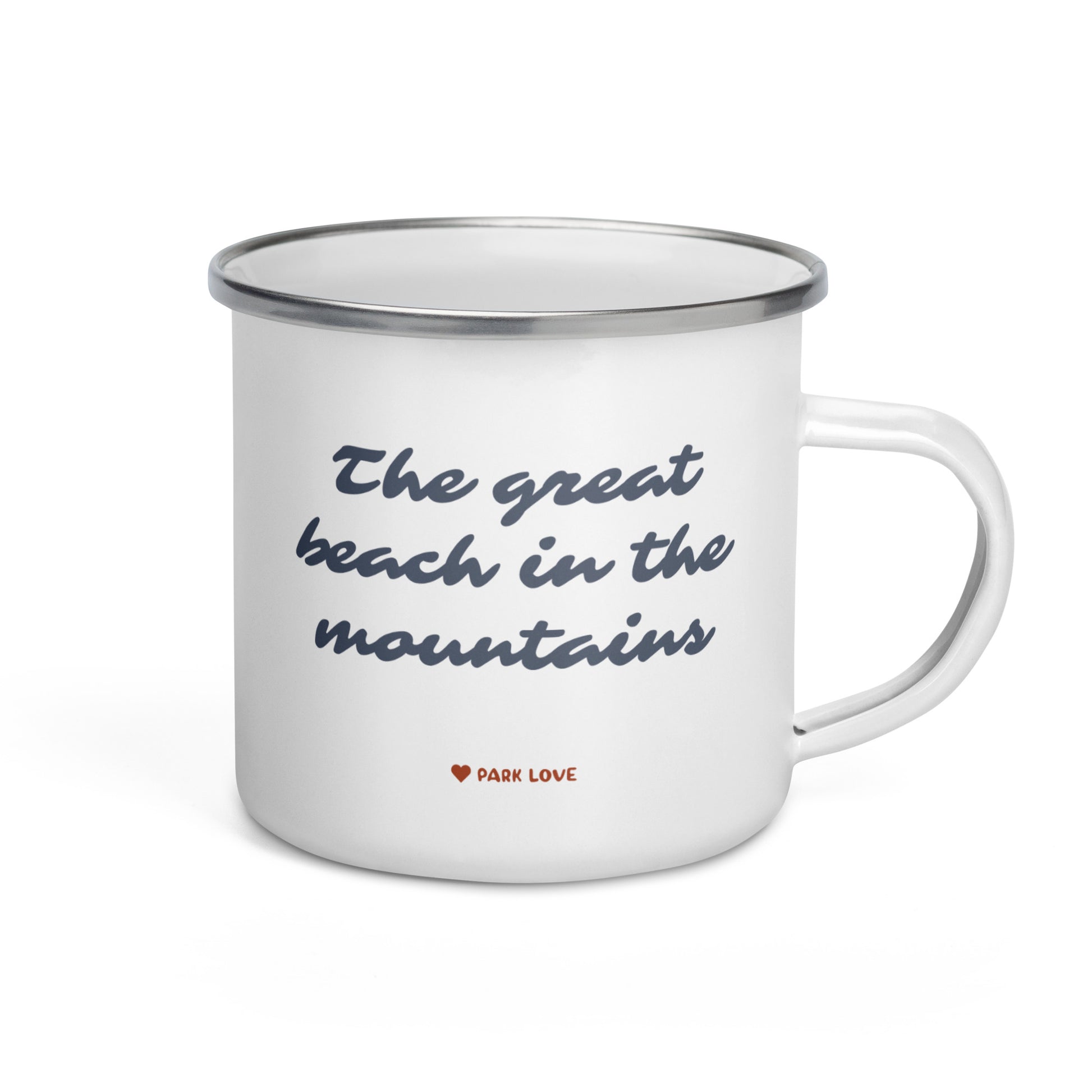 Great Sand Dunes National Park Heraldry Enamel Camp Mug Back