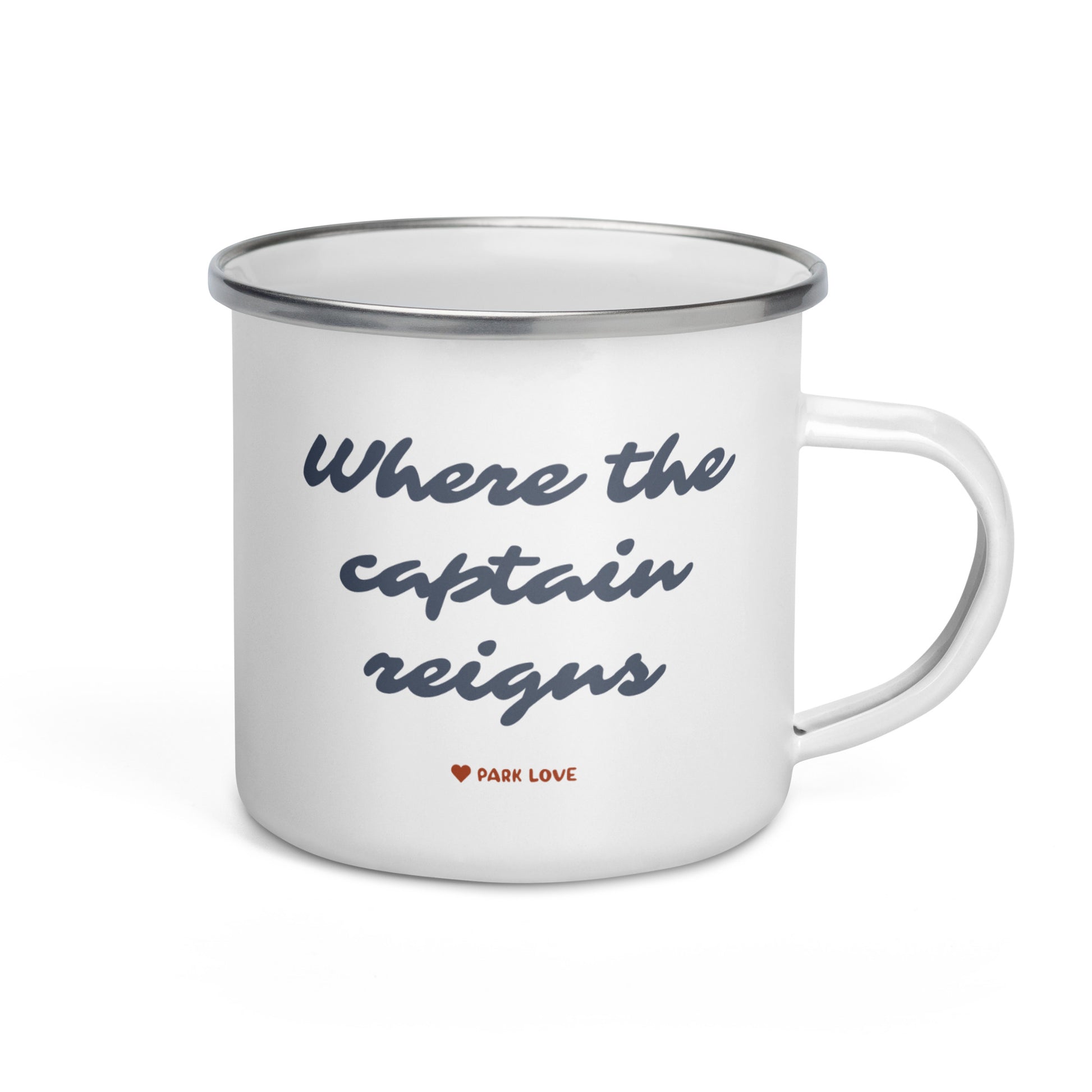 Guadalupe Mountains National Park Heraldry Enamel Camp Mug Back