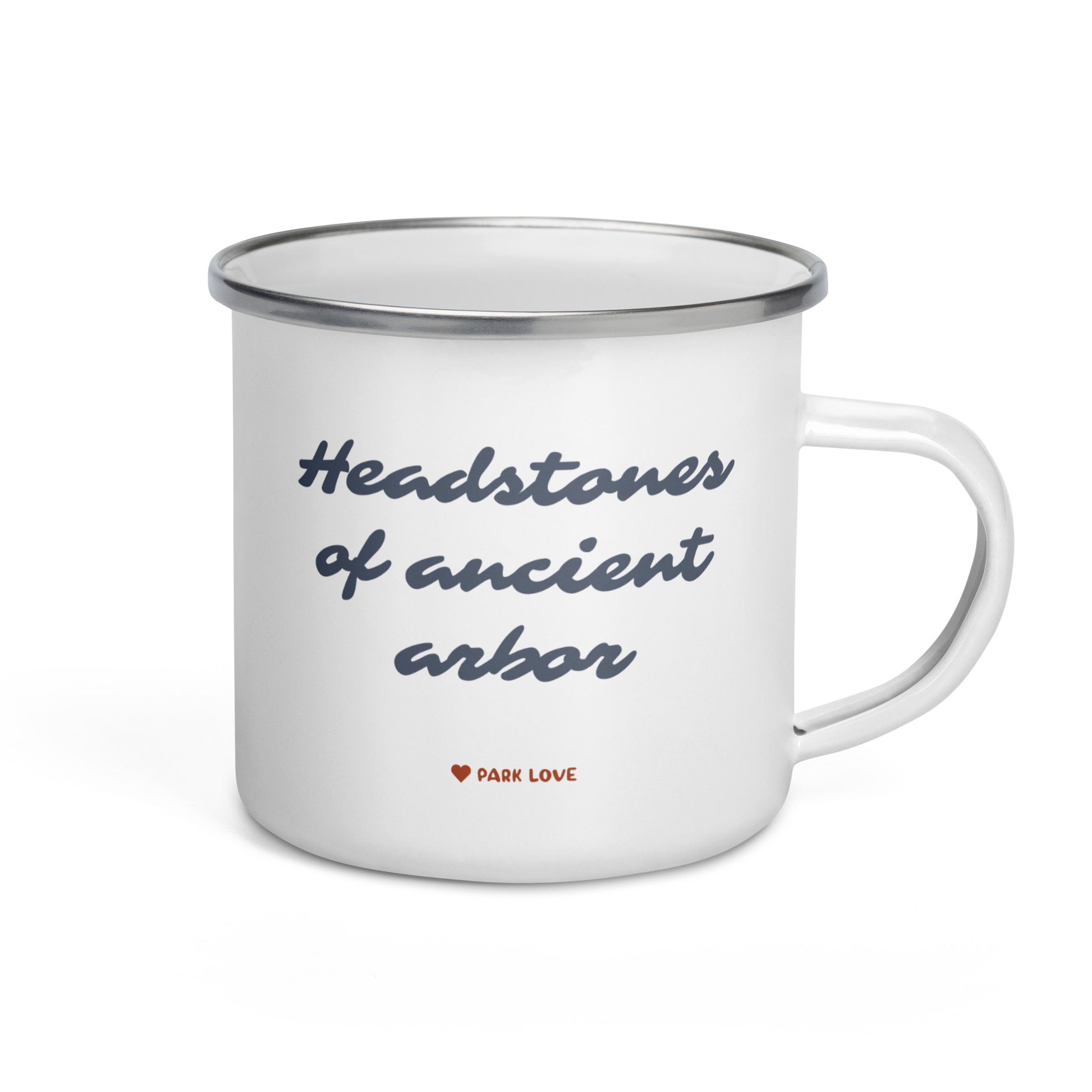 Petrified Forest National Park Heraldry Enamel Camp Mug Back