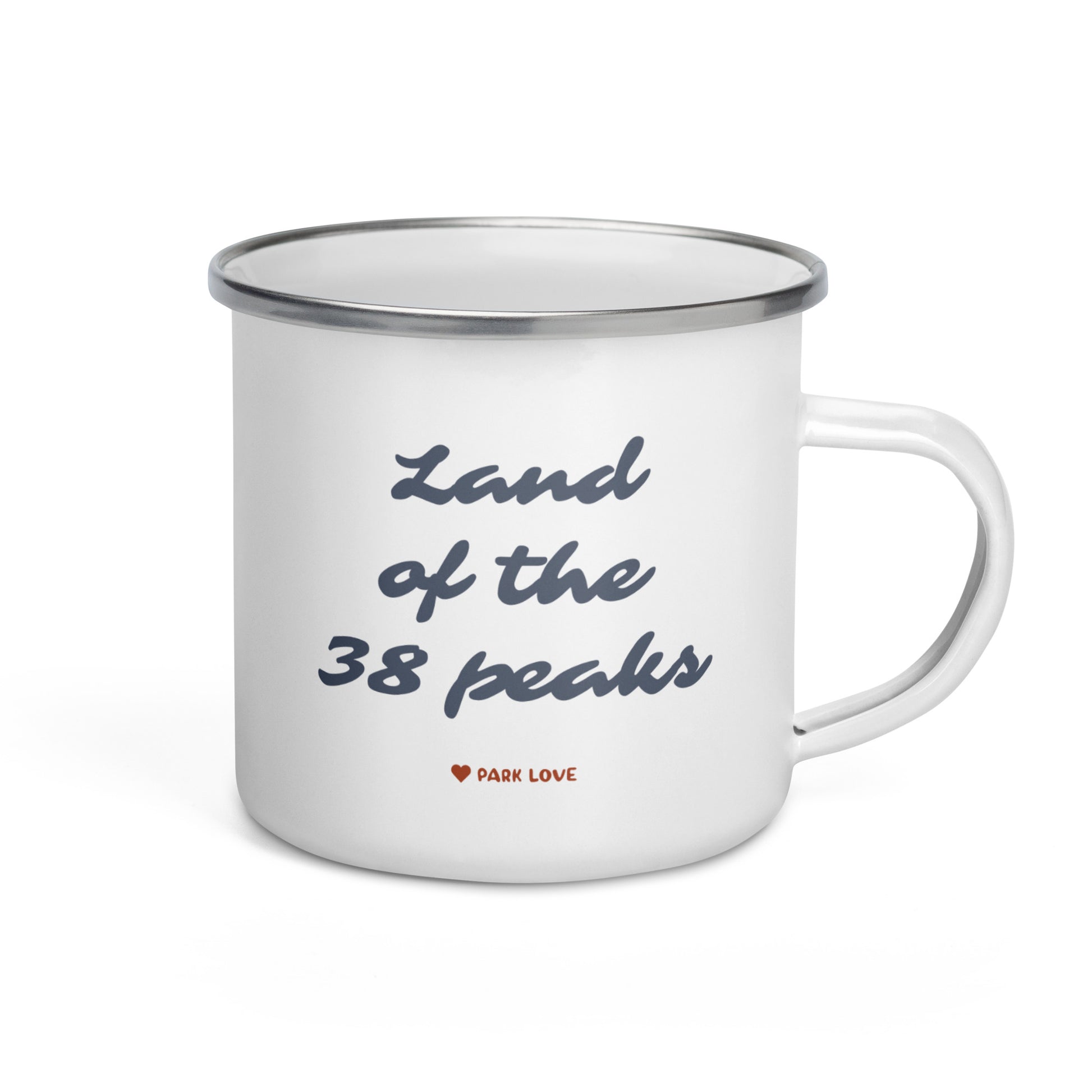 Yosemite National Park Heraldry Enamel Camp Mug Back