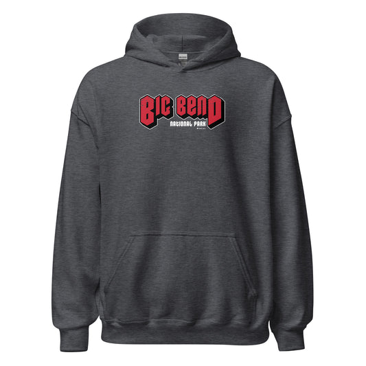 Big Bend National Park Hoodie Gray Front