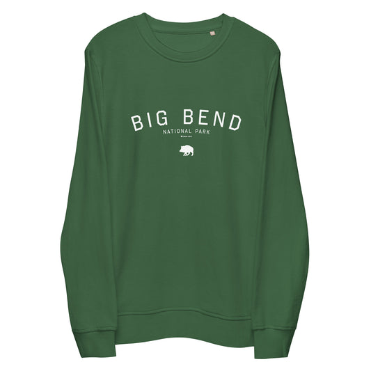 Big Bend National Park Sweatshirt Green Front