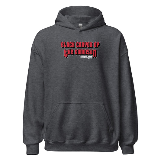 Black Canyon Gunnison National Park Hoodie Gray Front