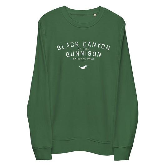 Black Canyon Gunnison National Park Sweatshirt Green Front