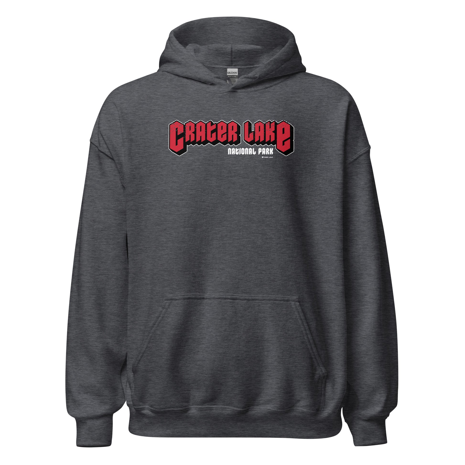 Crater Lake National Park Hoodie Gray Front