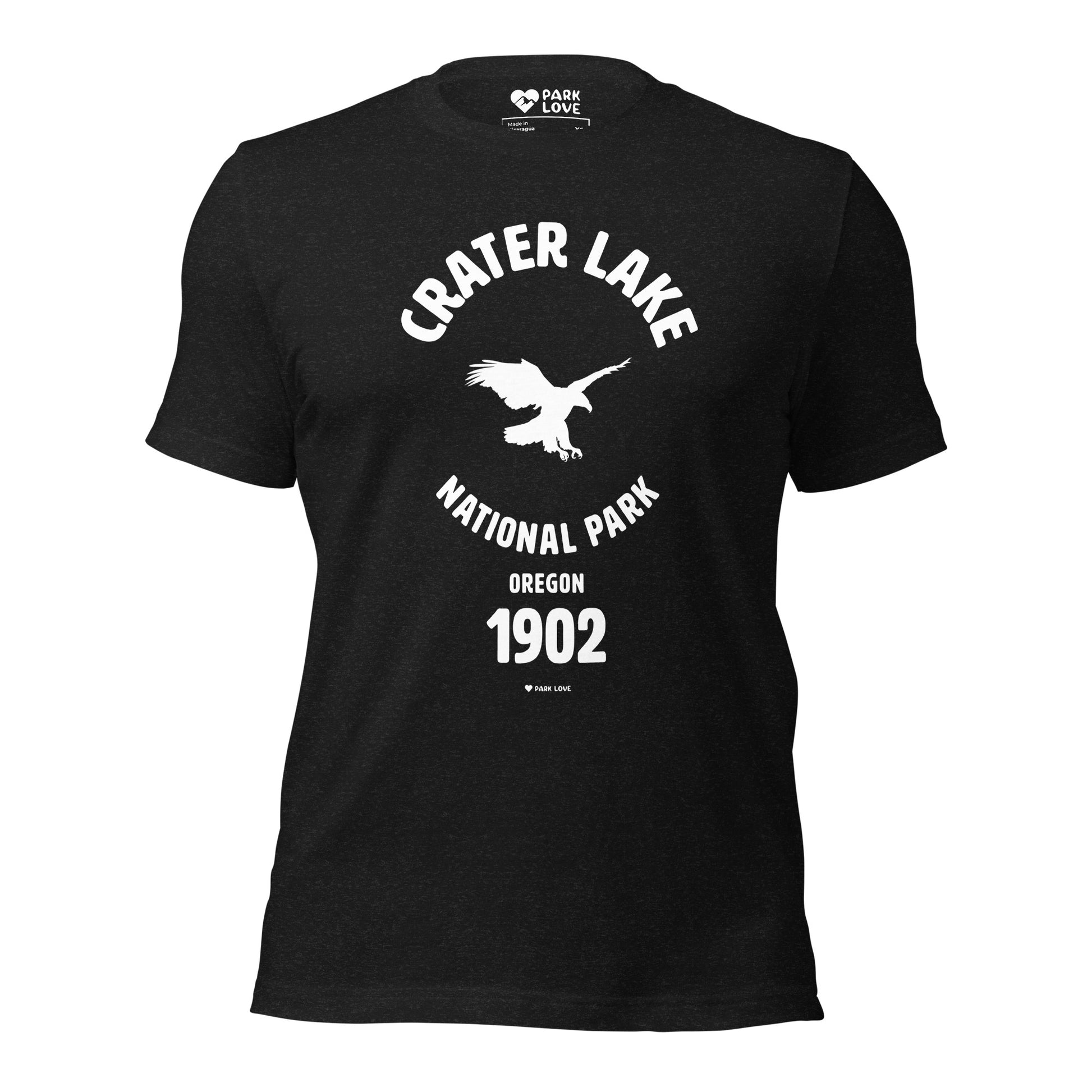 Crater Lake National Park Mascot Tee Shirt Black