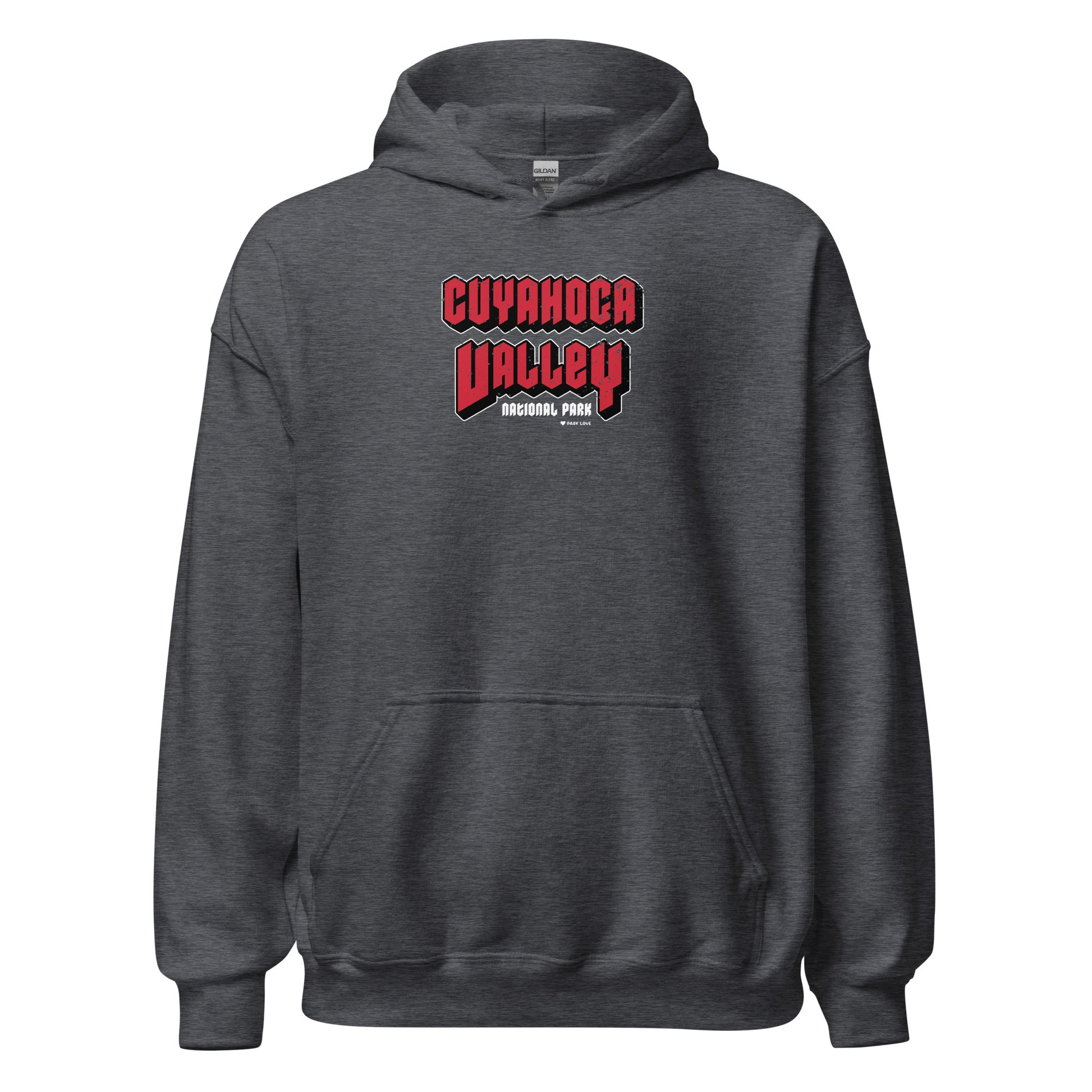 Cuyahoga Valley National Park Hoodie Gray Front