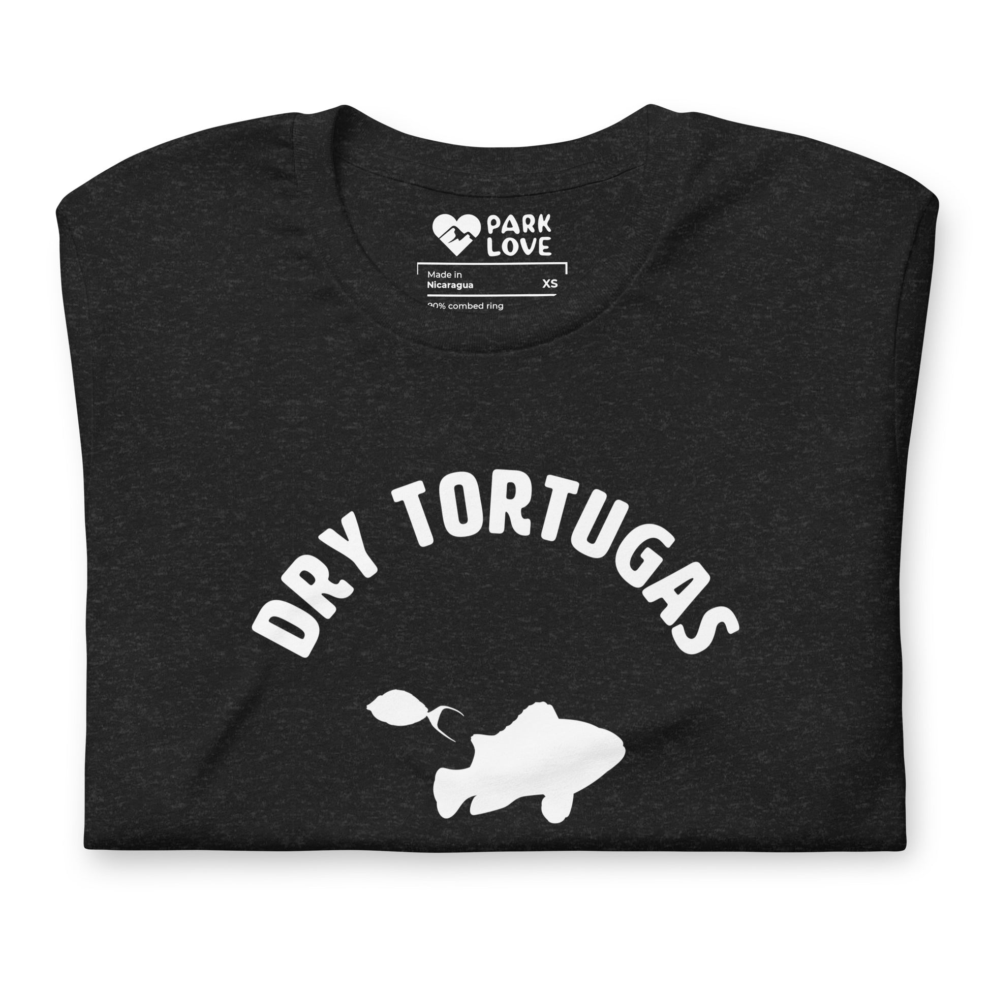 Dry Tortugas National Park Mascot Tee Shirt Black Folded