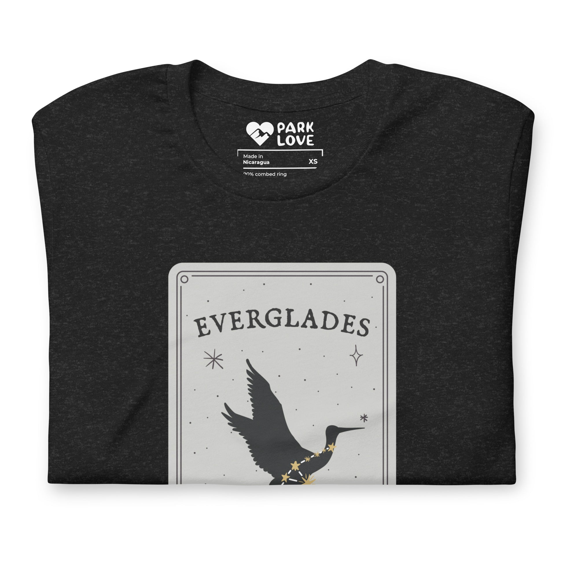 Everglades National Park Constellation Tee Shirt Black Folded