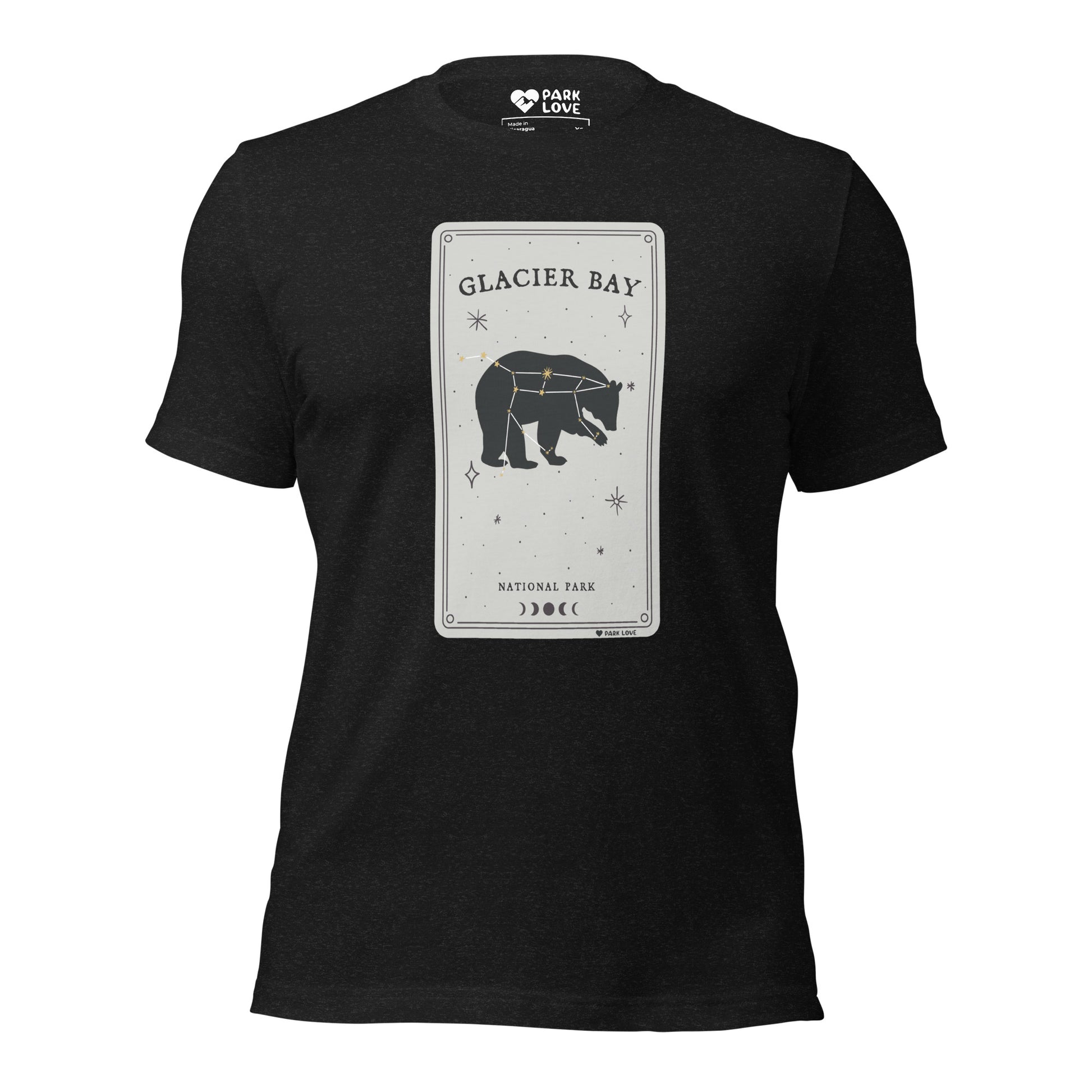 Glacier Bay National Park Constellation Tee Shirt Black