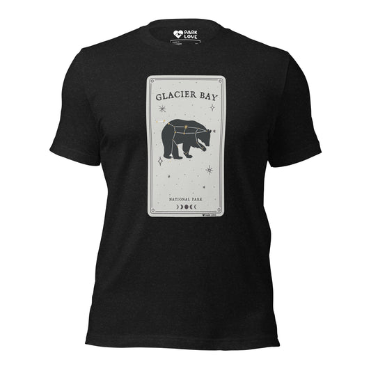 Glacier Bay National Park Constellation Tee Shirt Black