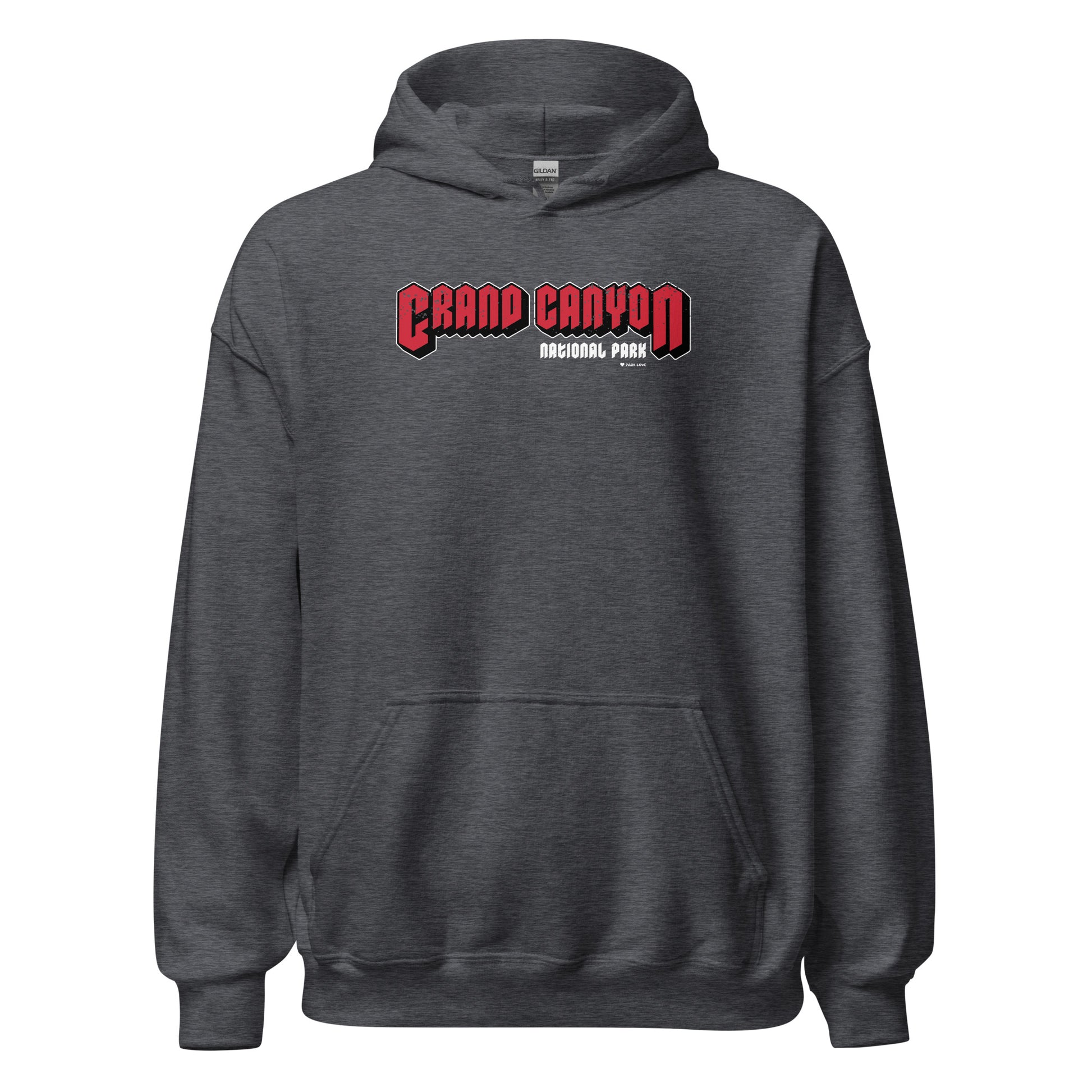 Grand Canyon National Park Hoodie Gray Front