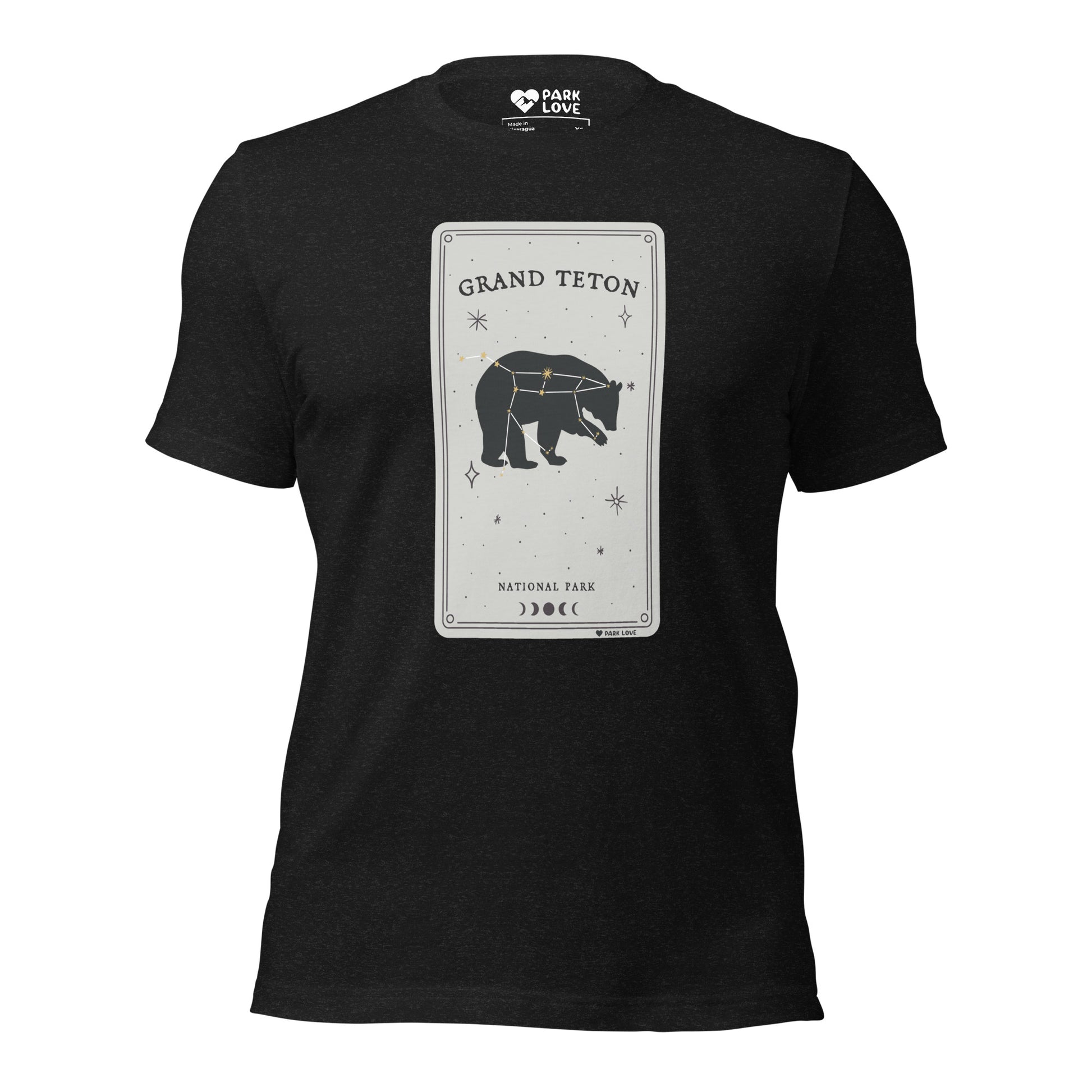 Grand Teton National Park Constellation Tee Shirt Black