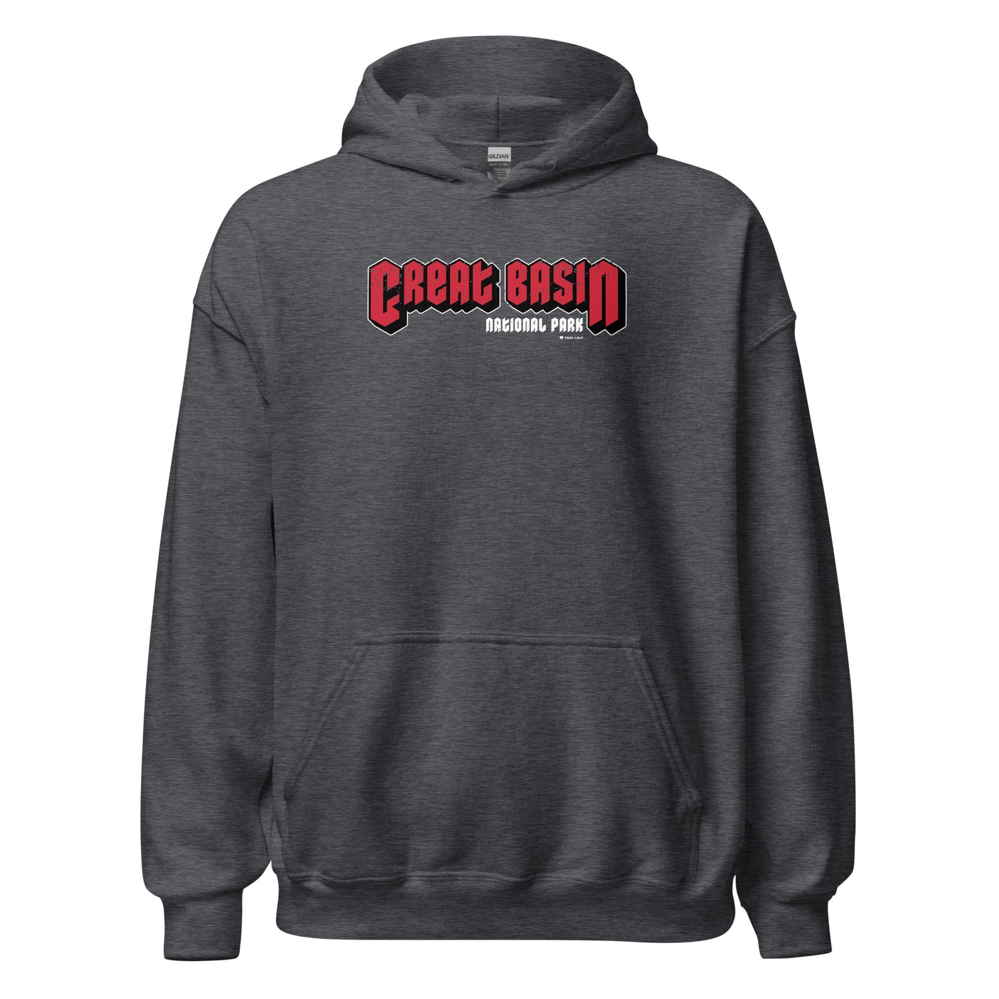 Great Basin National Park Hoodie Gray Front