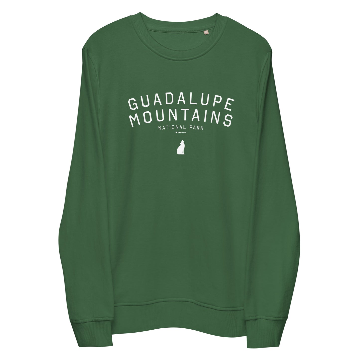 Guadalupe Mountains National Park Sweatshirt Green Front