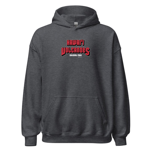 Hawaii Volcanoes National Park Hoodie Gray Front