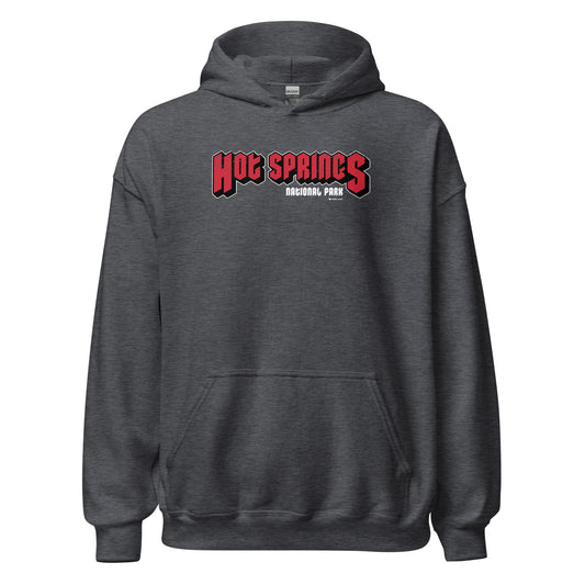 Hot Springs National Park Hoodie Gray Front