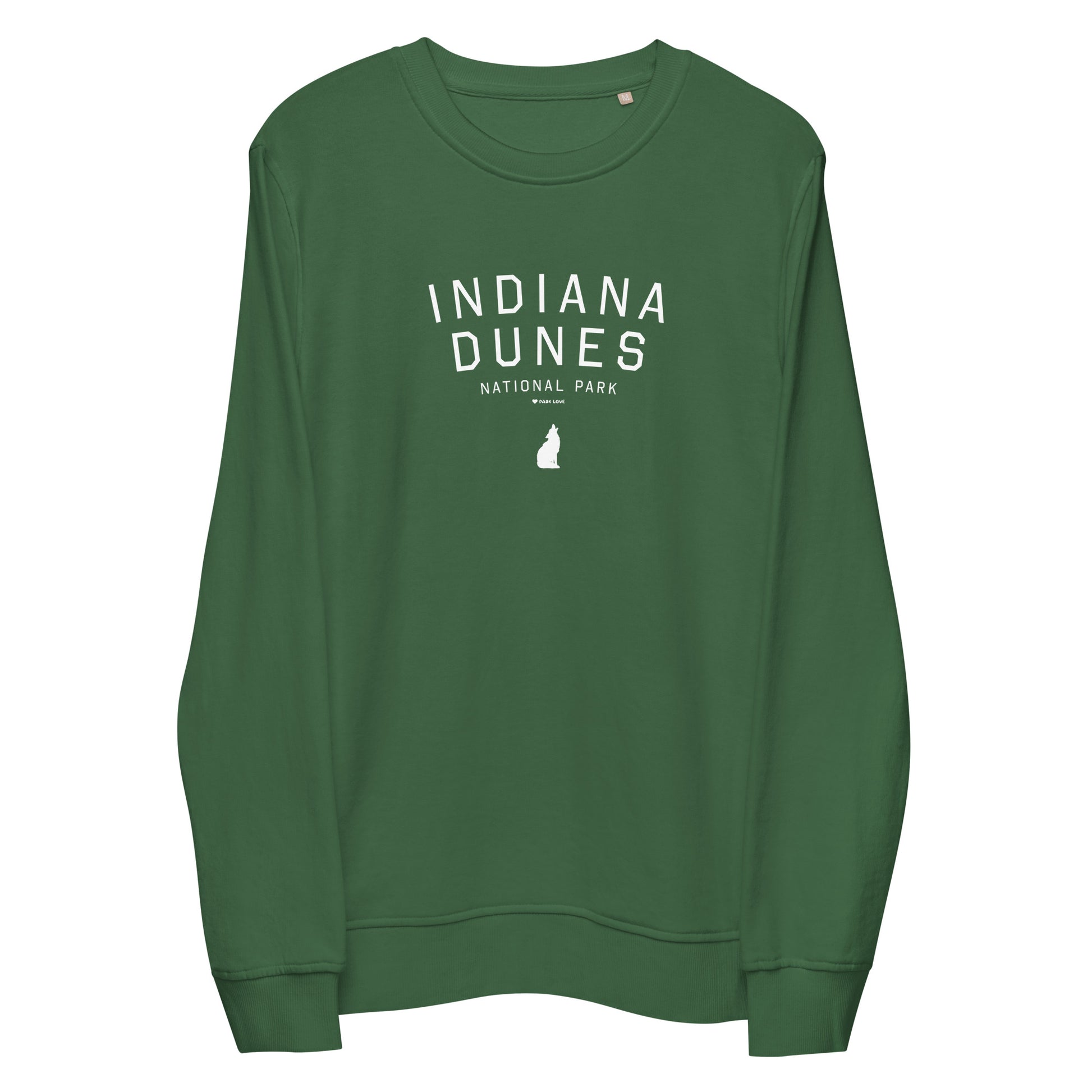 Indiana Dunes National Park Sweatshirt Green Front