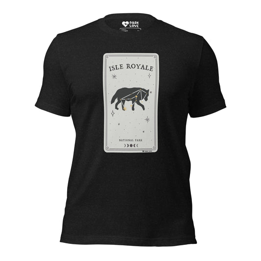 Isle Royale National Park Constellation Tee Shirt Black