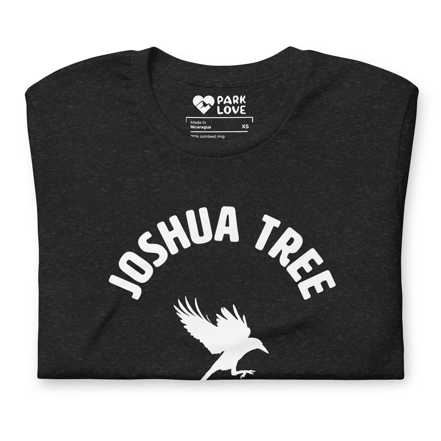 Joshua Tree National Park Mascot Tee Shirt Black Folded