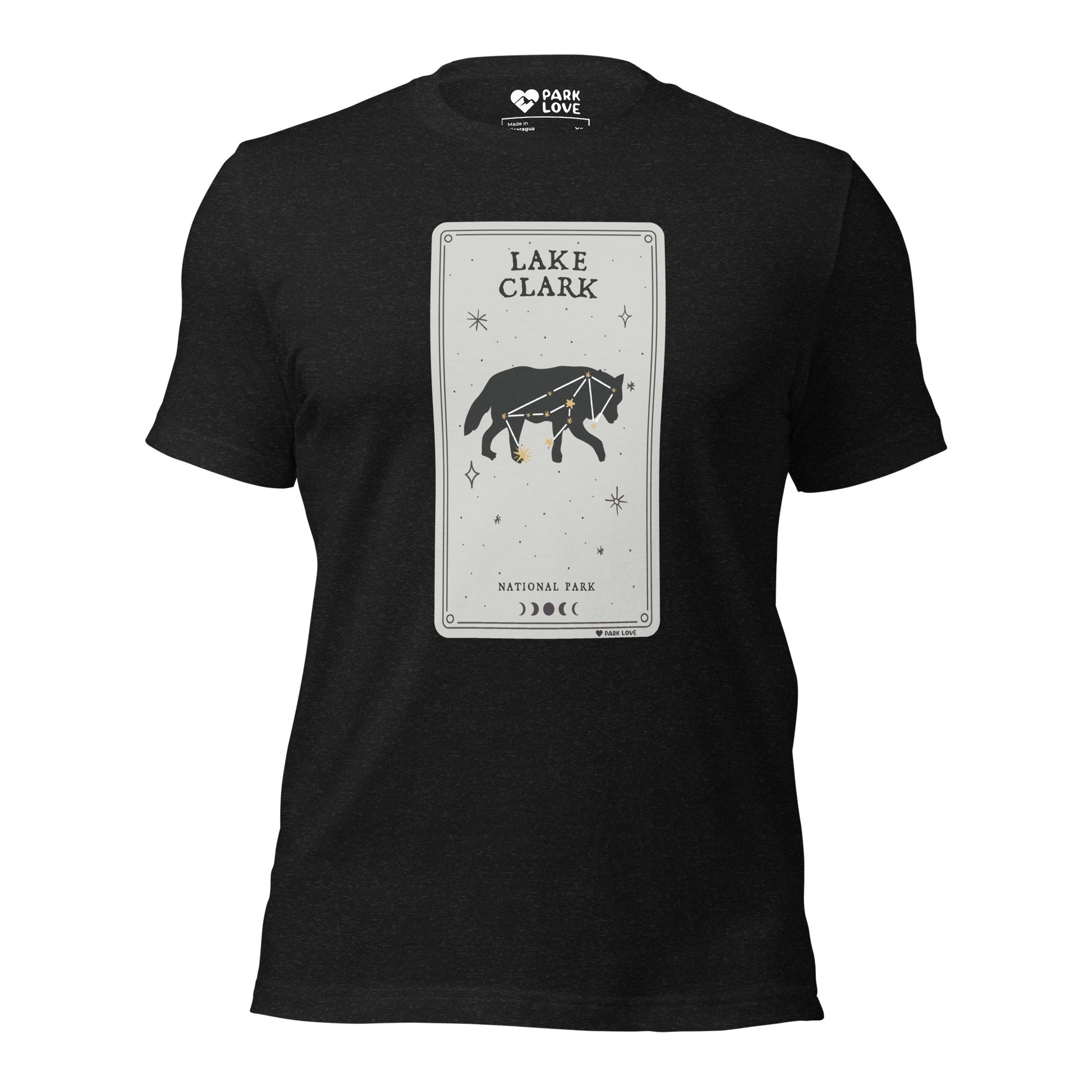 Lake Clark National Park Constellation Tee Shirt Black