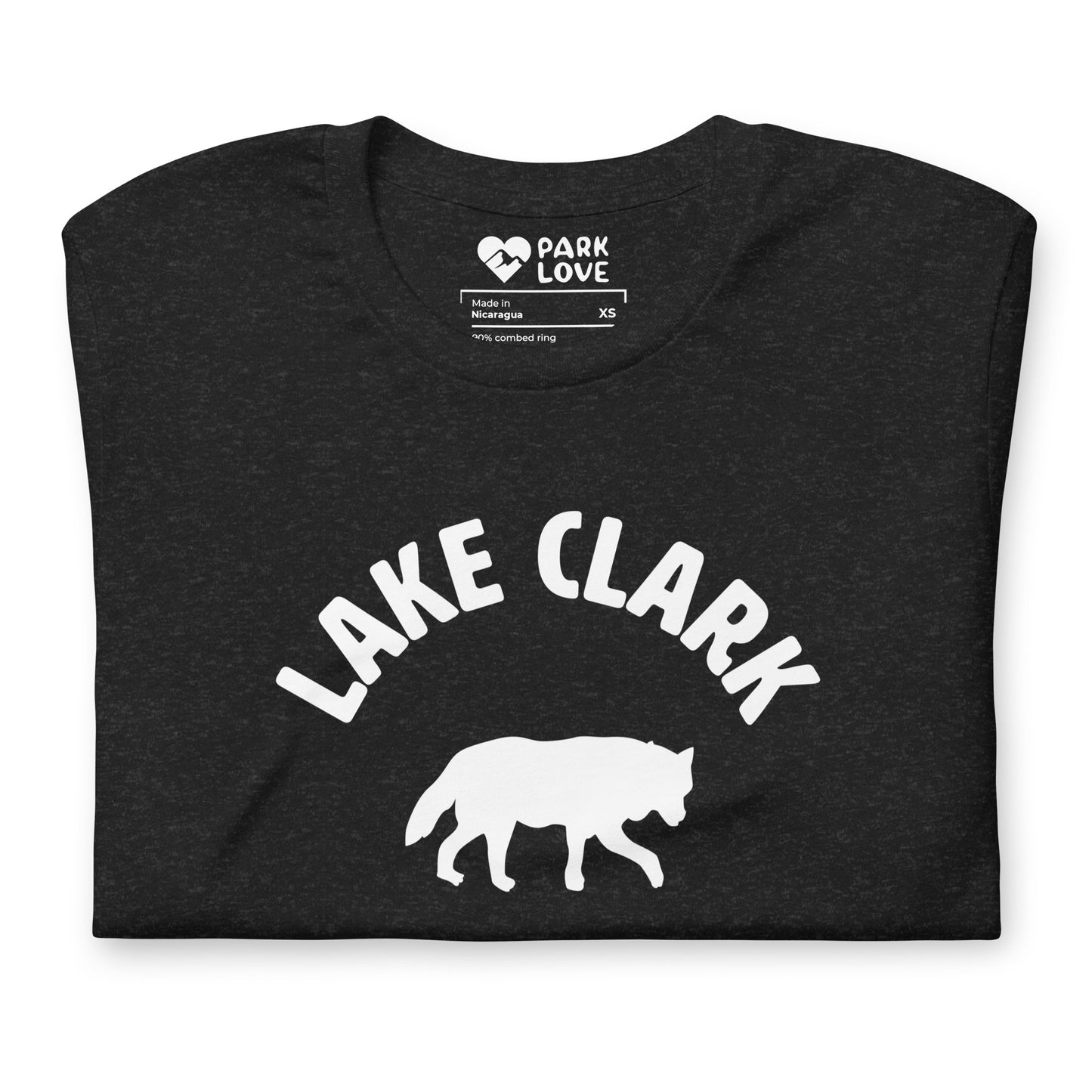 Lake Clark National Park Mascot Tee Shirt Black