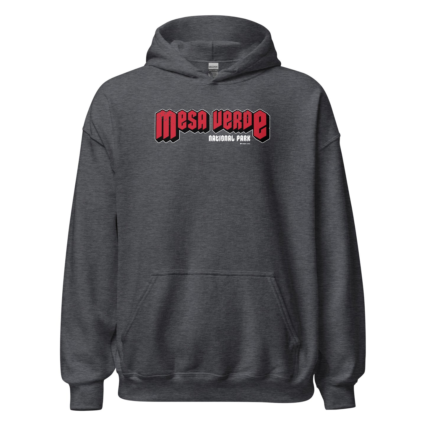 Mesa Verde National Park Hoodie Gray Front