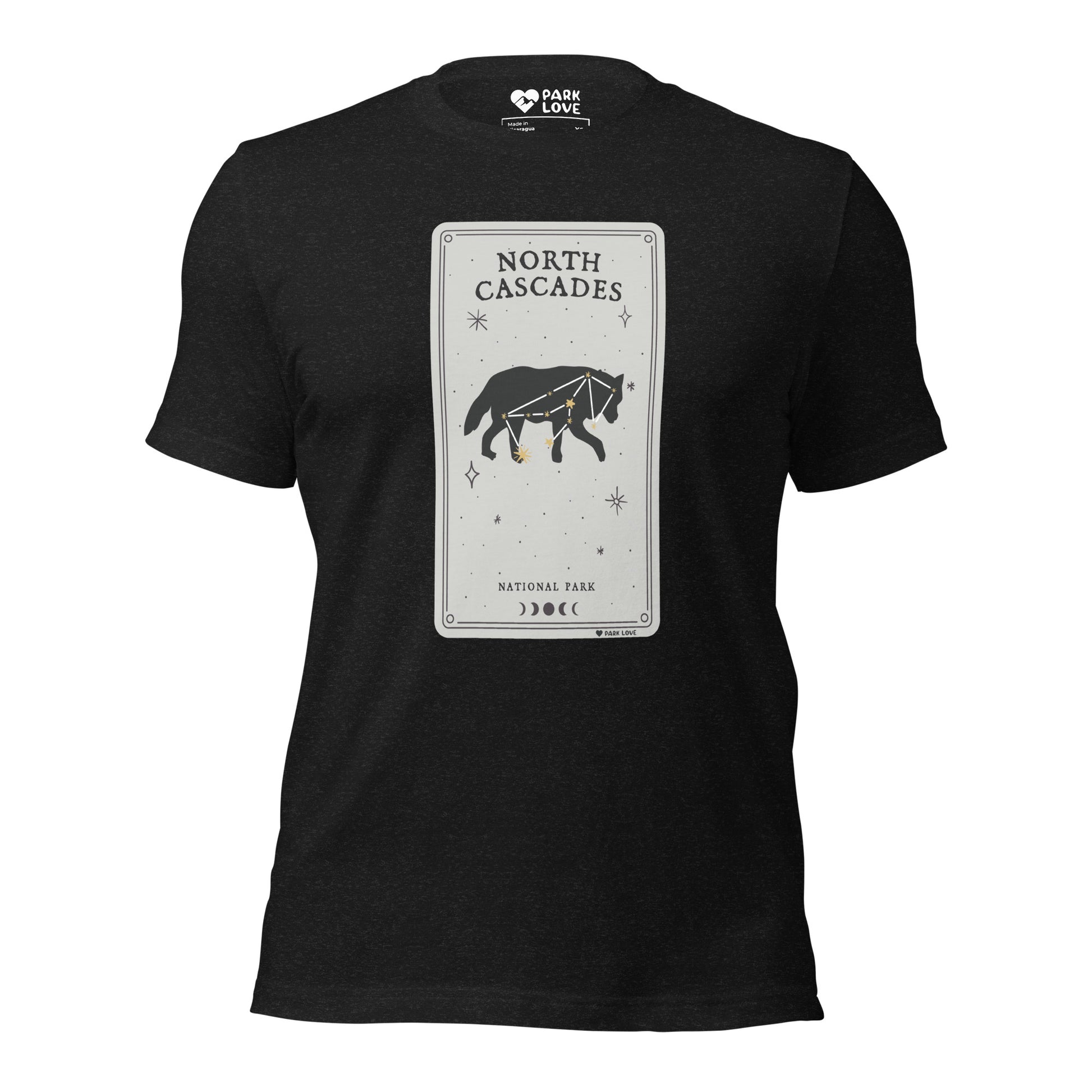 North Cascades National Park Constellation Tee Shirt Black