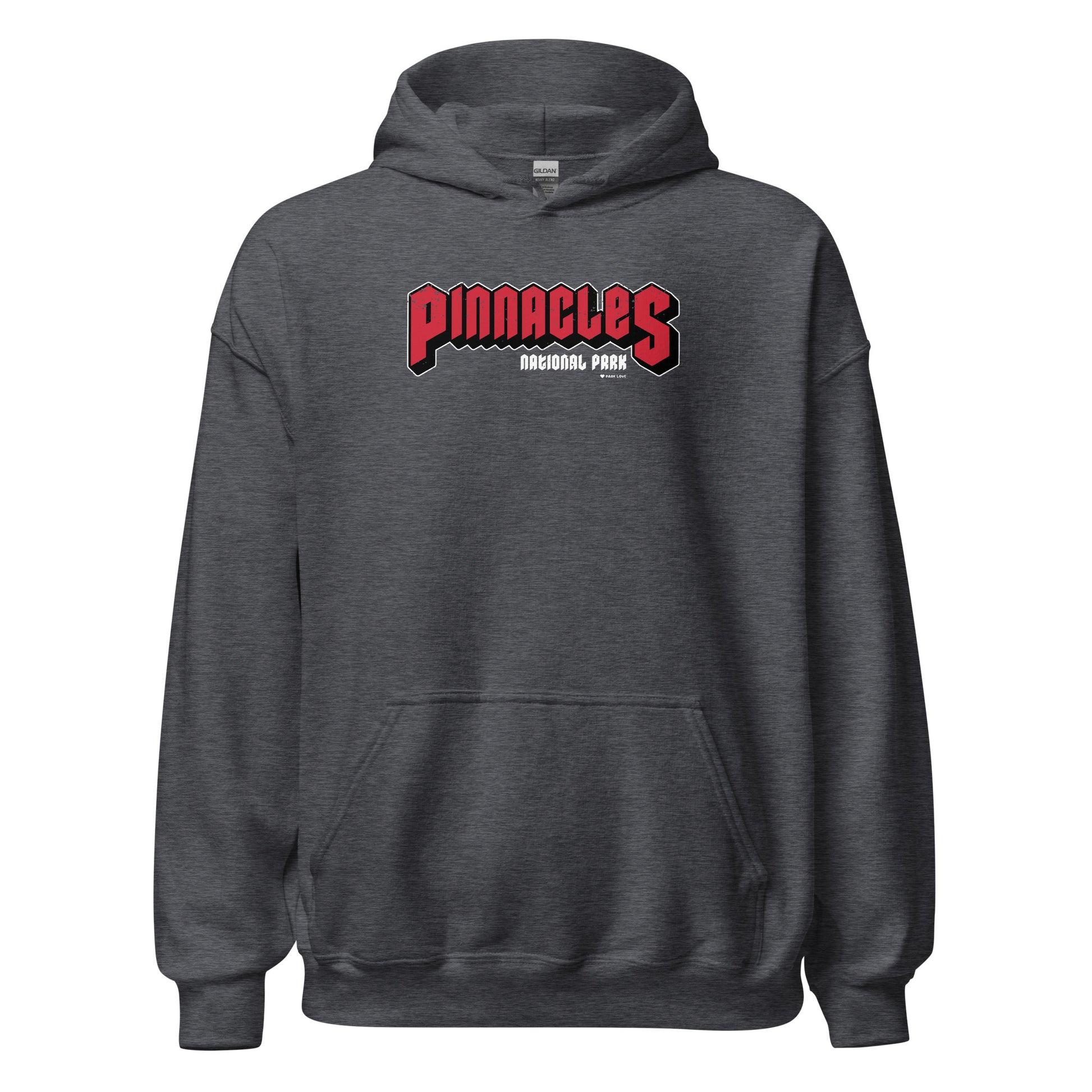 Pinnacles National Park Hoodie Gray Front