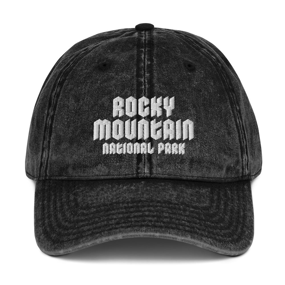 Rocky Mountain National Park Classic Faded Hat Cap