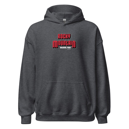 Rocky Mountain National Park Hoodie Gray Front