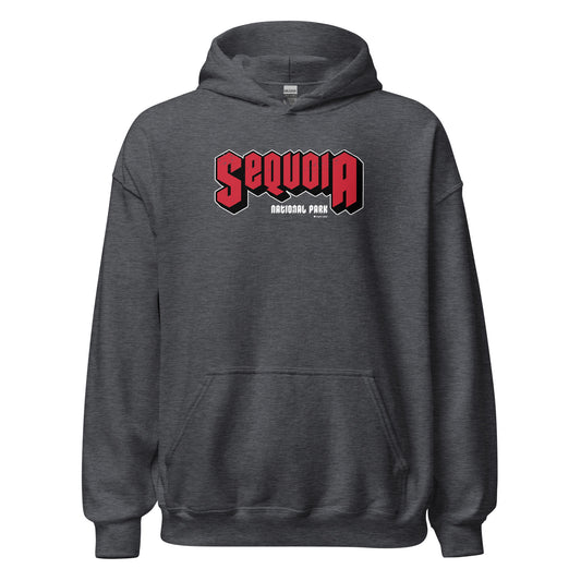 Sequoia National Park Hoodie Gray Front