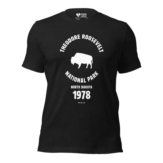 Theodore Roosevelt National Park Mascot Tee Shirt Black