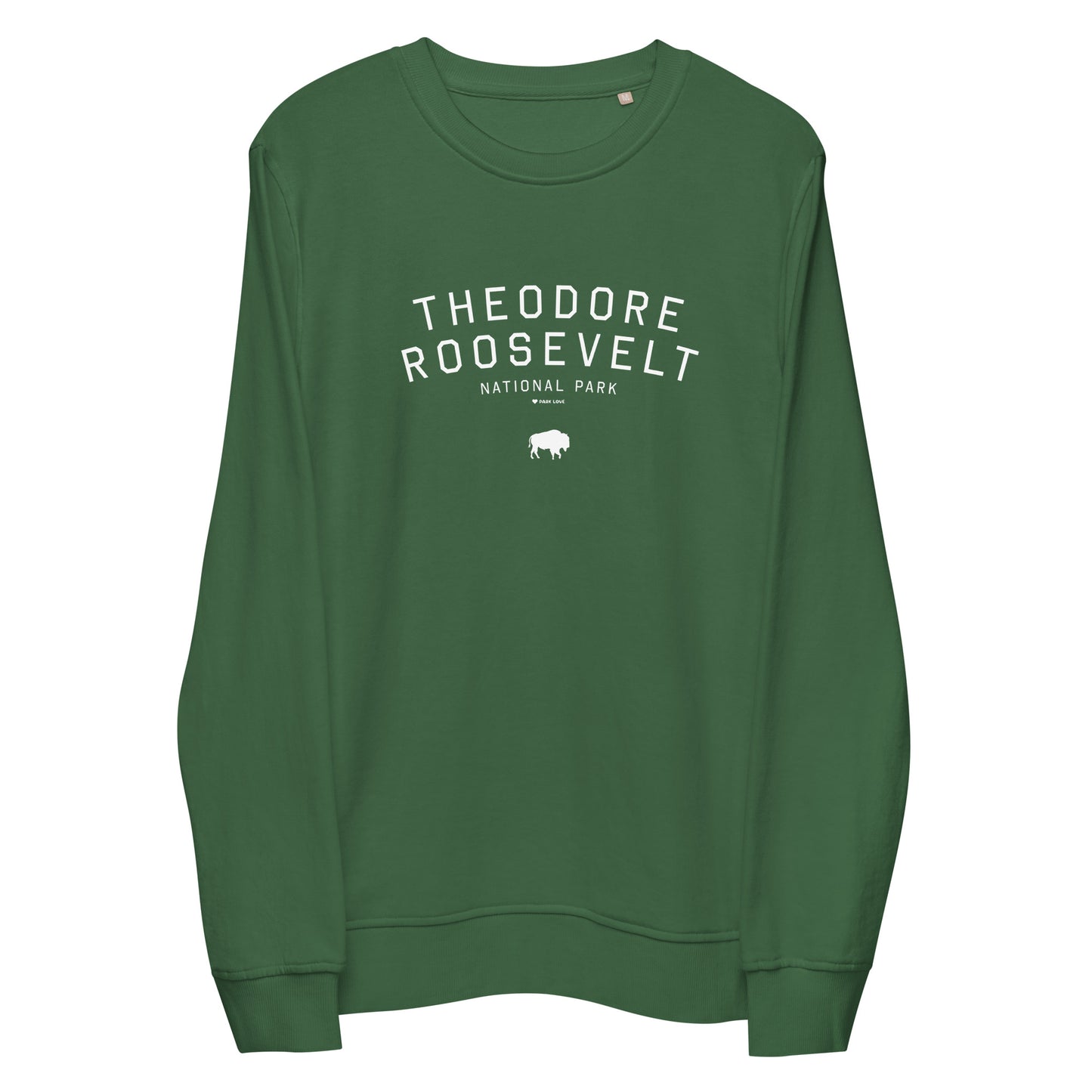 Theodore Roosevelt National Park Sweatshirt Green Front