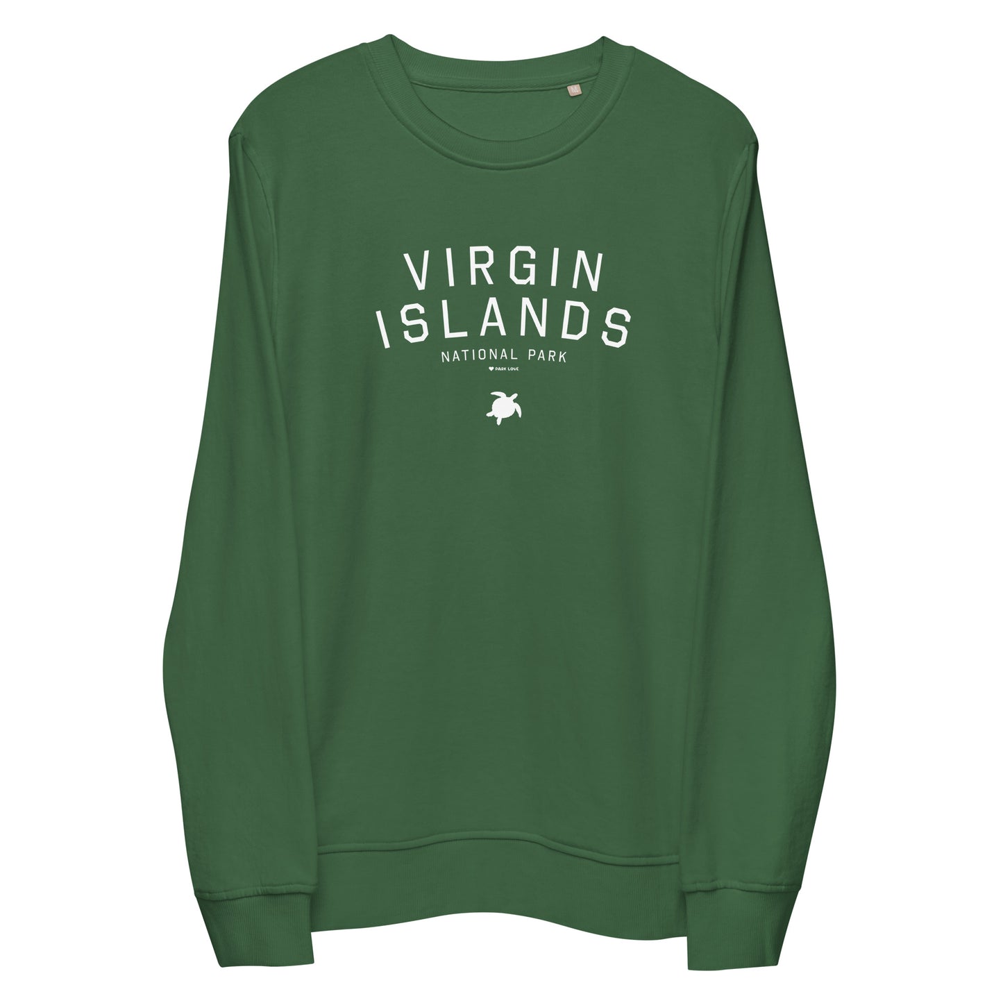 Virgin Islands National Park Sweatshirt Green Front