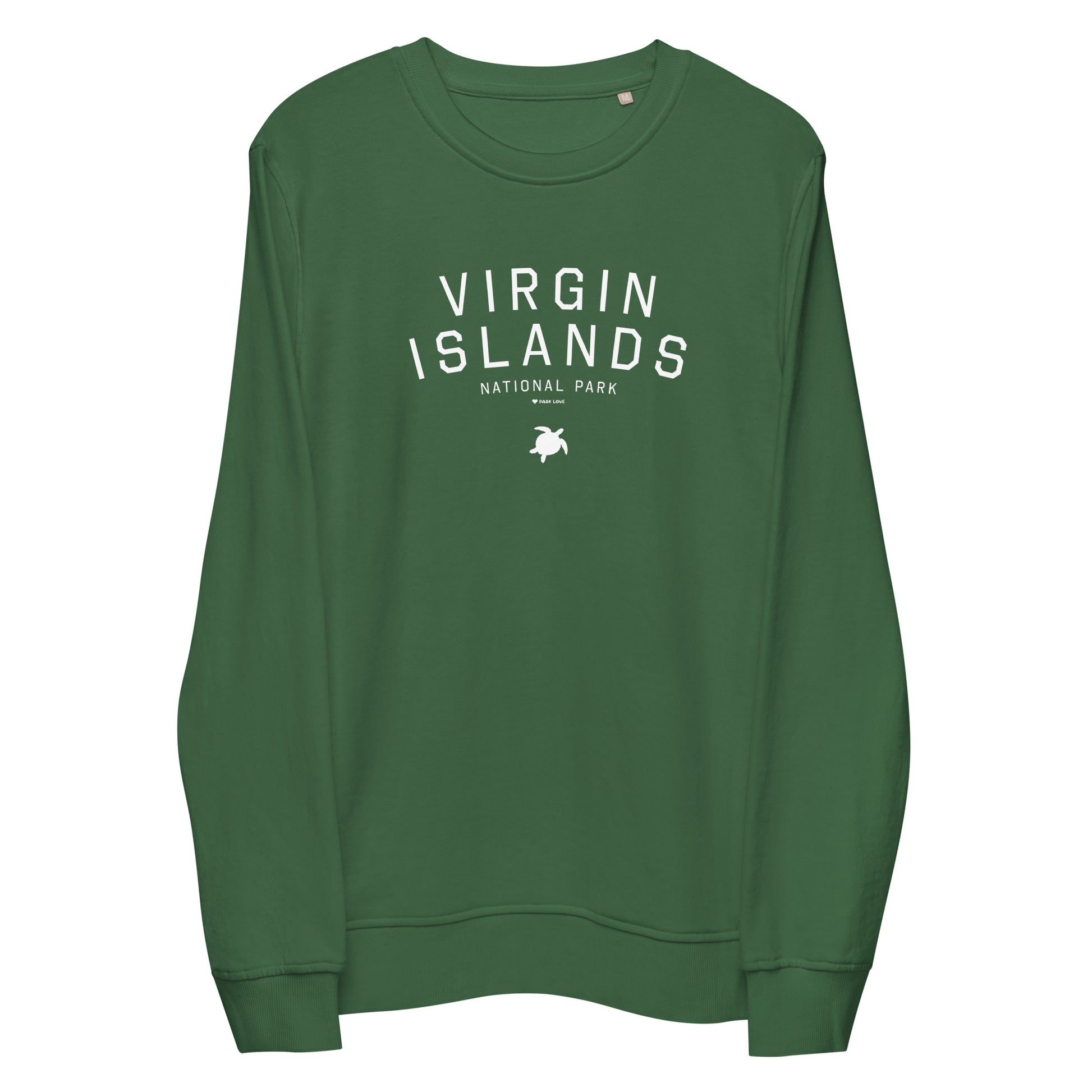 Virgin Islands National Park Sweatshirt Green Front